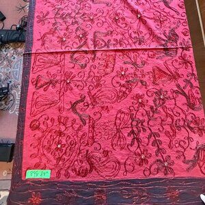 Vintage Indian Embroidered Tapestry